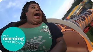 Alison Hammond Takes a Hilarious Ride on the New Toy Story Land Slinky Dog Coaster | This Morning