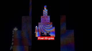 pixel 3D gate Eiffel tower size #pixelled #pixelgate #gate #india #pixelcontroller #youtubeindia