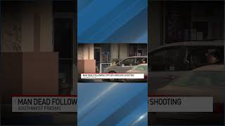 Man killed in officer-involved shooting in Fresno, CA #shorts