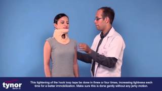 How to wear Tynor Cervical Orthosis Philadelphia