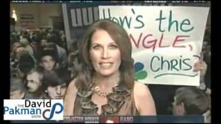 Michele Bachmann in Bizarre Hypnotic Trance with Chris Matthews