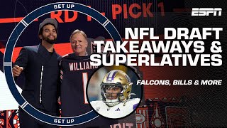 BIGGEST TAKEAWAYS from NFL Draft: Caleb Williams to Bears, Falcons' pick a MISTA