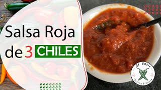 3 chiles secos para una rica salsa roja l Al Chile Cocina Picante