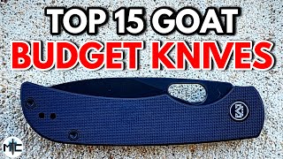 The TOP 15 BEST Budget Folding Knives For EDC - 2023