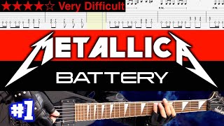 Metallica - Battery【BPM=100~200 + TAB】