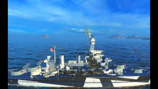 戰艦世界0.5.4.2 - 主力艦 科羅拉多 炮擊聲