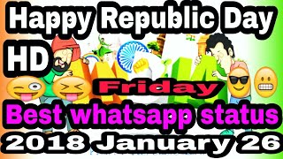 Happy Republic Day 26 January 2018 || Whatsapp Status Video, I love my India, B. Nayak presentations
