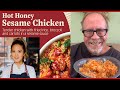 Chef Esther Choi | Hot Honey Sesame Chicken with Fried Rice | Taste Test & Review | JKMCraveTV