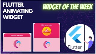 Flutter Animation Envelop. Widget of the week animated padding. Hide Show Text Image with animation.