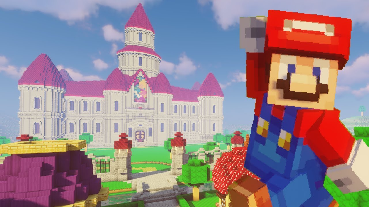This Super Mario Themed Minecraft Map Is Wonderful Youtube