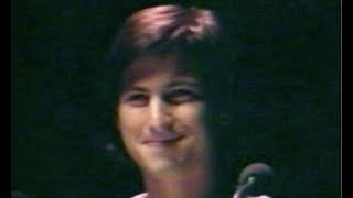 Steve Jobs speaks in 1983 at an Apple sales conference