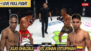 JOJO VS JOHAN ESTUPINAN LIVE FULL FIGHT || JOHAN GHAZALI VS JOHAN ESTUPINAN