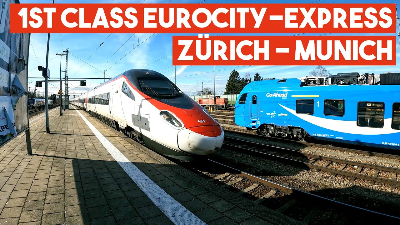 1st Class Train: Eurocity-Express Zürich To Munich - YouTube