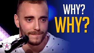 X Factor Ukraine Judge BREAKS Guitar of a Contestant! SHOCKING! [with English CC]