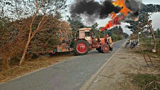 most powerful🚜👌 belarus 510 tractors pulling 1400 mann💪 heavy loads of sugarcane😱