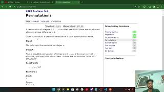 CSES Problemset | Permutations | Introductory Problems