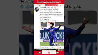 Ravindra Jadeja Reacts to HATE! | Ravindra Jadeja Cricket Comeback Soon? | Cricket News #shorts