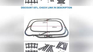 MOC-Straight Curved Switch Crossings Rails Bricks Building Blocks ideias criativas de especialistas