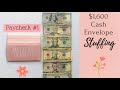 $1,600 CASH ENVELOPE STUFFING | Sinking Funds | SAVINGS CHALLENGES | May Paycheck #1 💰💵