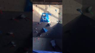 Flashing a V4 bouldering