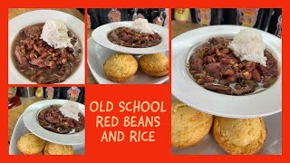 A Quick And Easy Sunday Afternoon Meal/OLD SCHOOL RED BEANS \u0026 SMOKED HAM SHANKS/INSTANT POT VERSION