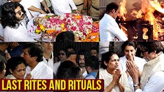 Actor Vinod Khanna Death, Last Rites And Rituals VIDEO