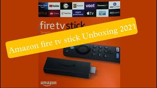 Amazon fire tv stick 2021 Unboxing