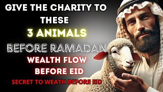 3 Animals to Give Charity Before Ramadan – Secret to Wealth Before Eid! 💵🌙