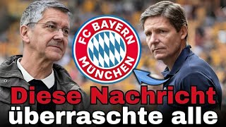 💥Die heutigen Nachrichten: hat alle überrascht! Nachrichten Vom FC Bayern München