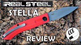 Review of the Real Steel Knives STELLA - a Poltergeist Works designed Slip Joint folder for a Pocket