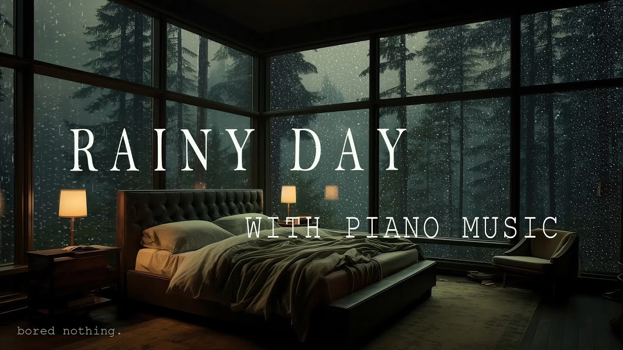 Piano ASMR | Relaxing Music & Rain Sounds - Beautiful Piano Music ...