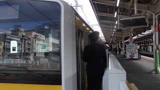 【ホームドア設置後】総武線西船橋駅での車掌動作１