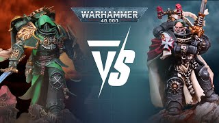 Black Templars Vs Dark Angels Warhammer 40k 10th Edition Live 2000pts Battle Report