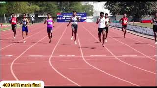 Men's Final 400M || 1st Bapi Hansda 46:90 || National Junior U20 Athletic Championship Lucknow