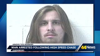 Owensboro man arrested following high speed pursuit in Daviess County
