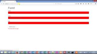 Tutorial 1 - Form Validation - Using javaScript and PHP - Part 5/9 Resetting Form