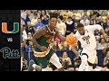 Miami vs. Pitt Basketball Highlights (2017-18)