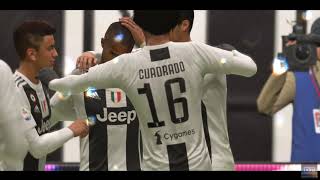 Serie A Round 24 | Game Highlights | Juventus VS Frosinone | 1st Half | FIFA 19