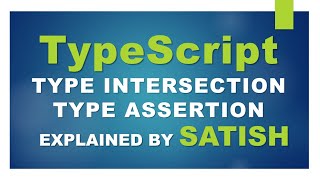 #ts TypeScript | Type Intersection | Type Assertion #typescript #coding #typescripttutorial