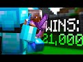 Hitting 21,000 wins in skywars