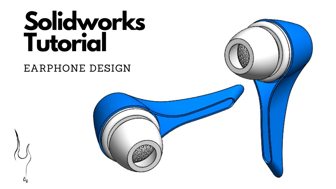 Earphone Design In Solidworks Youtube