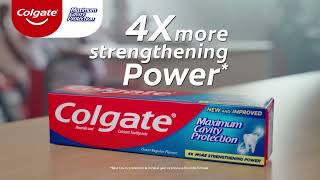 New and improved Colgate Maximum Cavity Protection