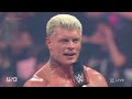 Cody Rhodes Beats LA Knight; Calls out Paul Heyman  WWE Raw Highlights 31323  WWE on USA
