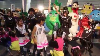 ゆるキャラダンスパーティー① in 鳥取駅前バード・ハット　The loose character dance party in Tottori Station Bird Hat