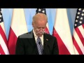 POLAND:BIDEN - RUSSIA LAND GRAB IN CRIMEA