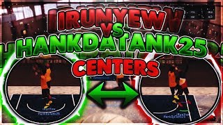 iRunYew vs. HankDaTank25 1v1 Centers • Intense 1v1 MyCourt • NBA 2K17 MyPark