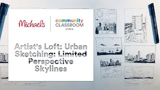Online Class: Artist's Loft: Urban Sketching: Limited Perspective Skylines | Michaels