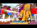 EXPLODING CHOCOLATE BED CHALLENGE ! !Minecraft w/ Sharky, Little Kelly and Scuba Steve