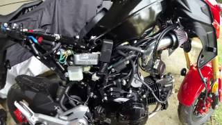 2017 Honda Grom - Fairing removal Tips and Chimera Cold Intake Feedback