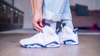 Air Jordan 6 Navy Review\u0026On feet/AJ也有做良心复刻的时候？AJ6 海军蓝：时隔22年后终于回归！